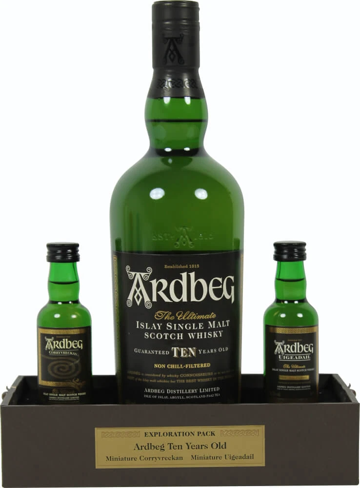 Ardbeg Whisky Exploration Pack 10 Jahre Mit 2 Miniaturen