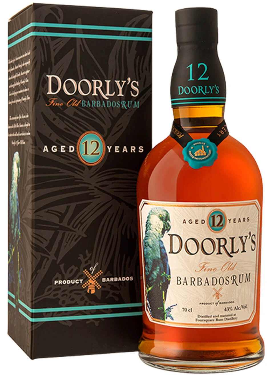 Doorlys Rum 12 Jahre 0,7 Liter – Bild 2