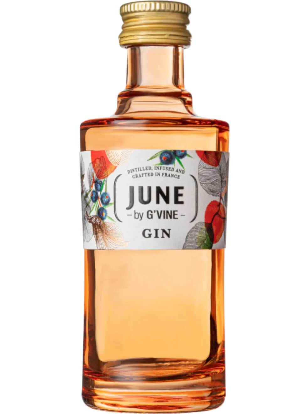 June By G'Vine Peach Gin Liqueur 0,05 Liter Mini