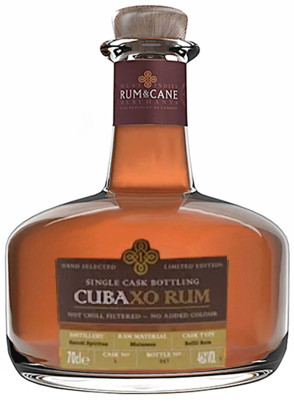 West Indies Rum & Cane Merchants Cuba XO 0,7 L