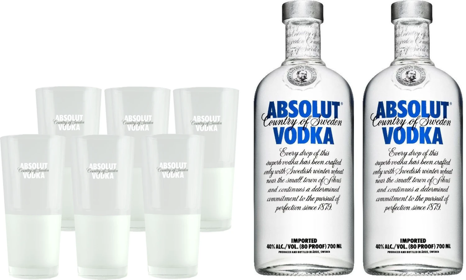 Absolut Vodka Gläser Set