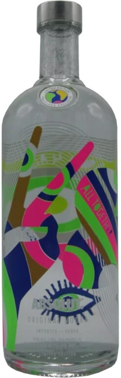 Absolut Vodka Peace 4 All 1l