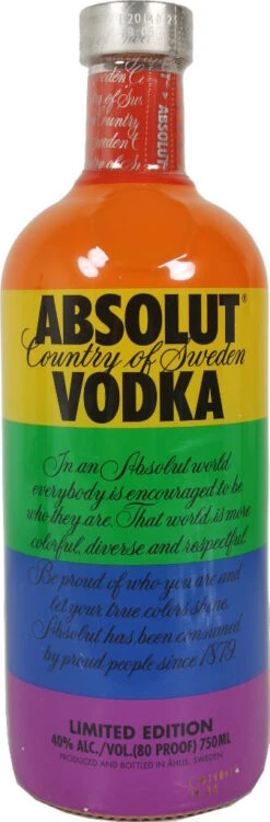 Absolut Vodka Pride 0,75l