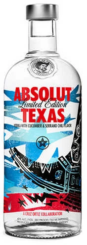 Absolut Vodka Texas 0,75 Liter