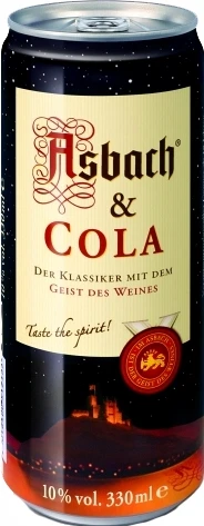 Asbach & Cola Longdrink 0,33 Liter Dose