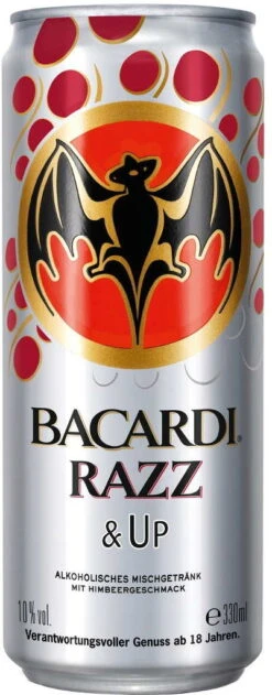 Bacardi Razz & Up Longdrink 0,33 Liter Dose
