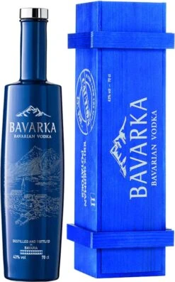 Bavarka Vodka 0,7 Liter In Holzkiste