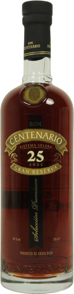 Centenario Rum 25 Jahre Solera Gran Reserva 0,7 Liter