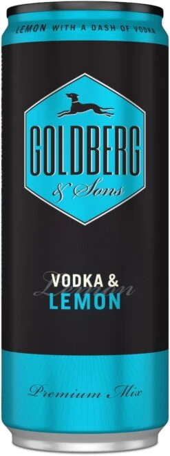 Goldberg Vodka & Lemon 0,33 Liter Dose