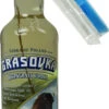 Grasovka Vodka 0,5 Liter Mit Eiswürfel-Form Im Bison Design