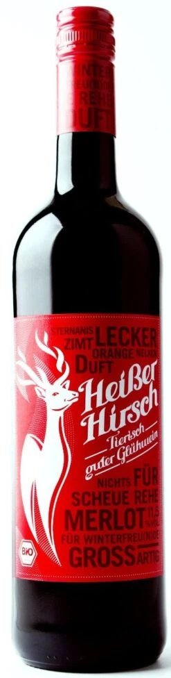 Heißer Hirsch Glühwein 0,75 Liter