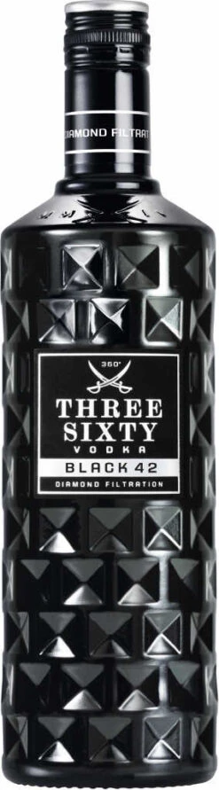 Three Sixty Vodka Black 42 1 Liter
