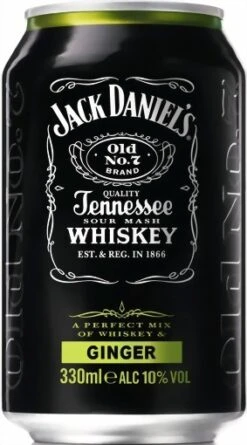 Jack Daniels & Ginger 0,33 Liter Dose
