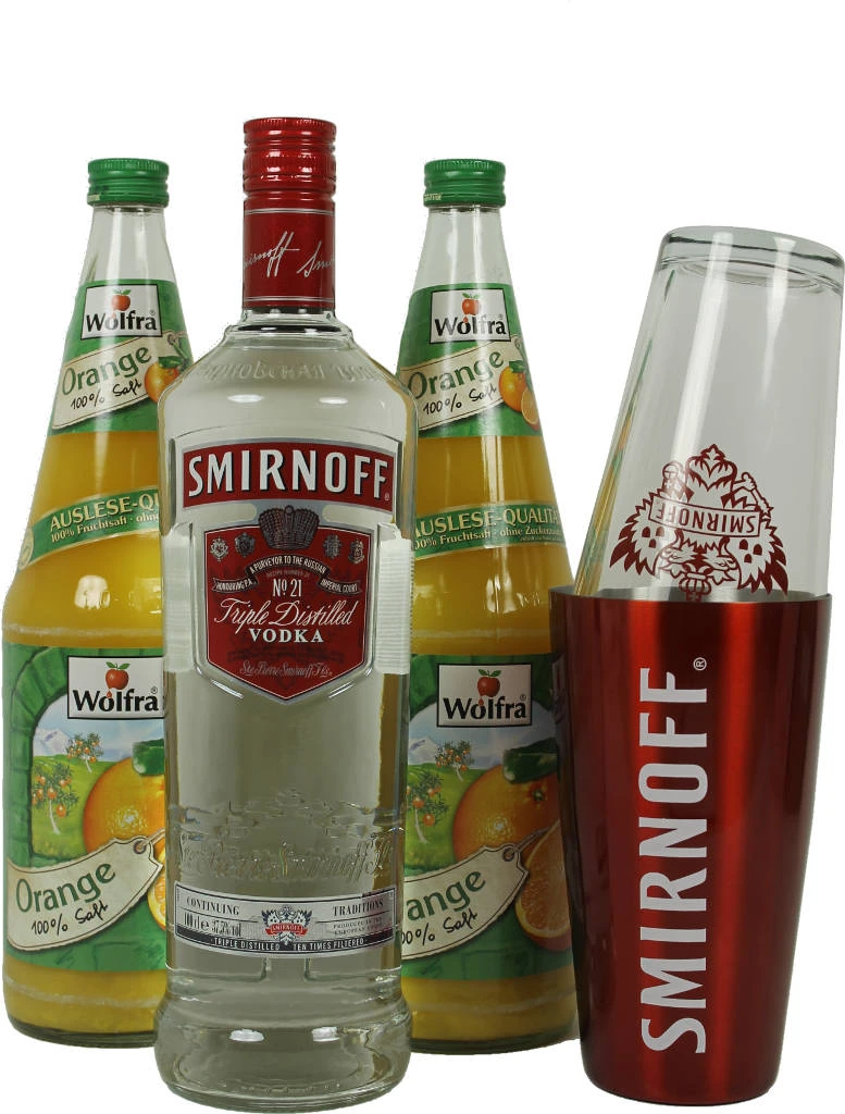 Screwdriver Cocktailset 3x 1 Liter