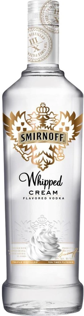 Smirnoff Whipped Cream 1l