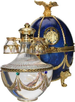 Imperial Collection Vodka Faberge-Ei (Blau) 0,7 Liter