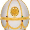 Imperial Collection Vodka Faberge-Ei (Weiß) 0,7 Liter