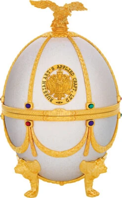 Imperial Collection Vodka Faberge-Ei (Weiß) 0,7 Liter