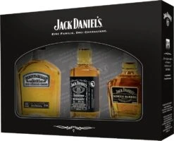 Jack Daniels Whiskey 3er Miniaturen Set 0,15 Liter