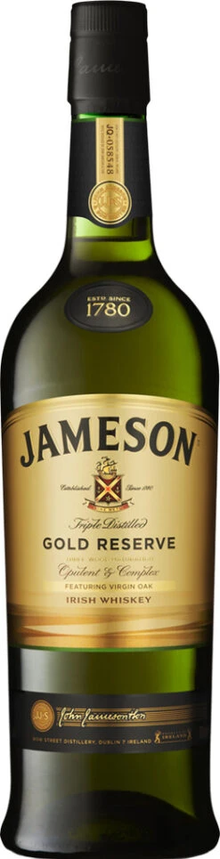Jameson Irish Whiskey Gold Reserve 0,7 Liter