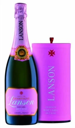 Lanson Champagner Rose Label 0,75 Liter Im Cooler