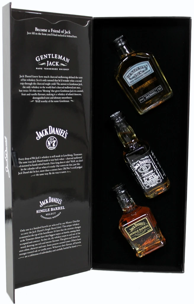 Jack Daniels Whiskey Family Of Brands Tastingset 3x5cl - Image 3