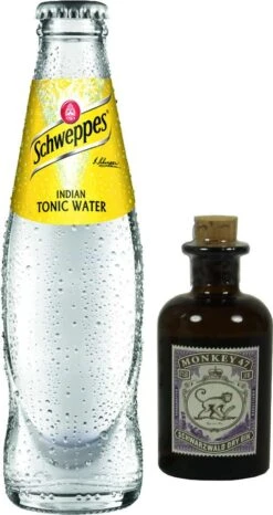 Monkey Gin Mini & Schweppes Tonic Set 0,25 Liter