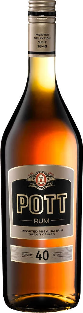 Pott Übersee Rum 40% 1 Liter