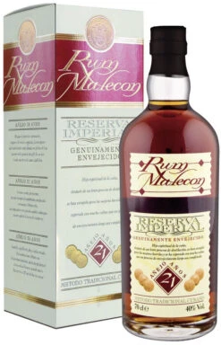 Ron Malecon 21 Jahre 0,7 Liter In Geschenkverpackung