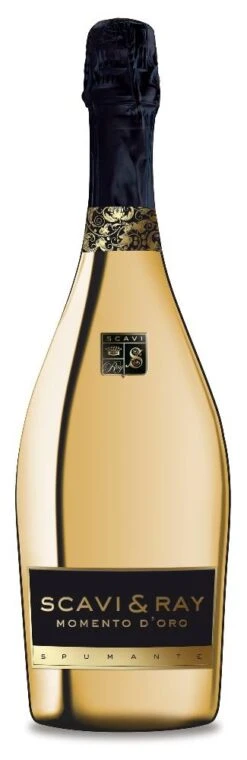 Scavi & Ray Momento D'Oro Millesimato Goldene Flasche 0,75 Liter