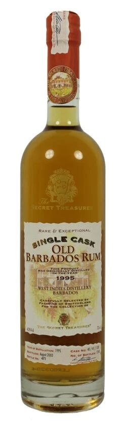 Secret Treasures Rum Old Barbados 1995 0,7 Liter