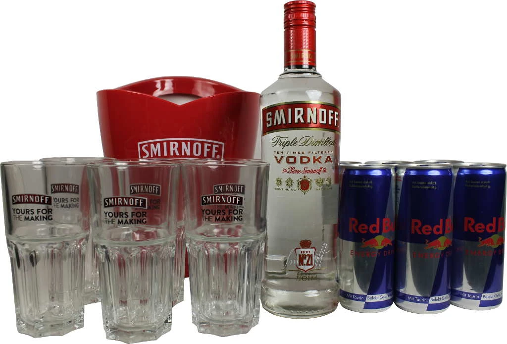 Smirnoff Red Bull Party Set – Bild 2