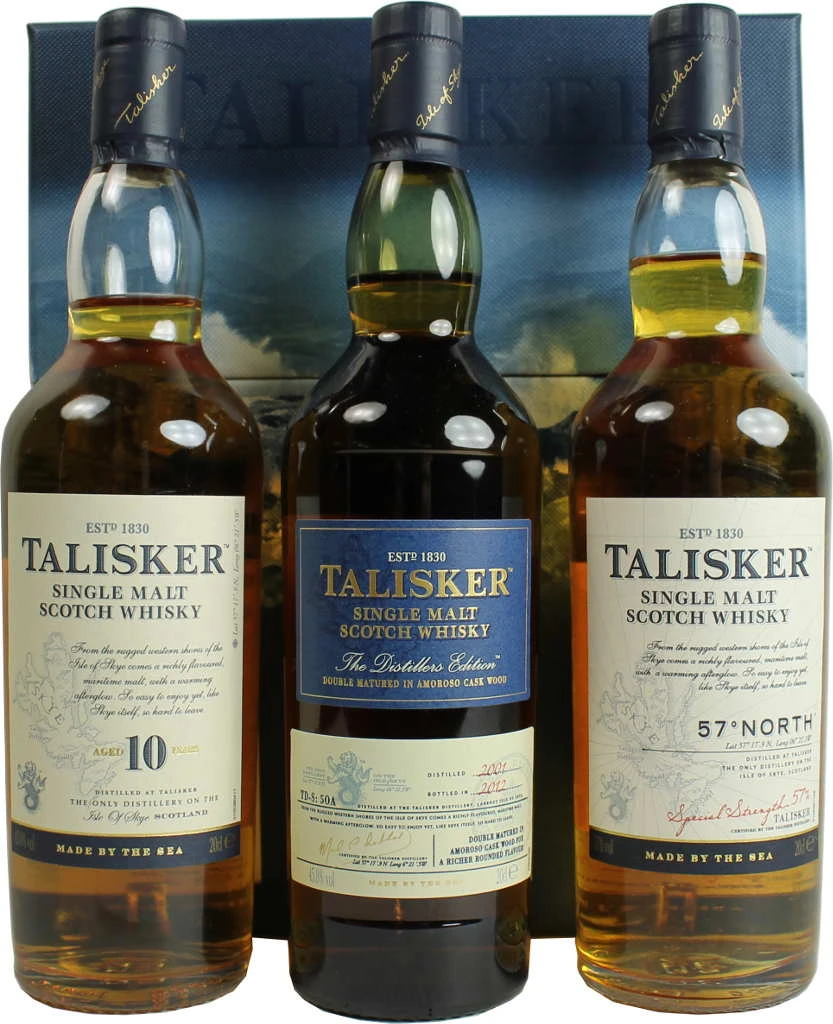 Talisker Whisky Giftpack 10 Jahre/North 57/Dist. Edition 0,6 Liter – Bild 2