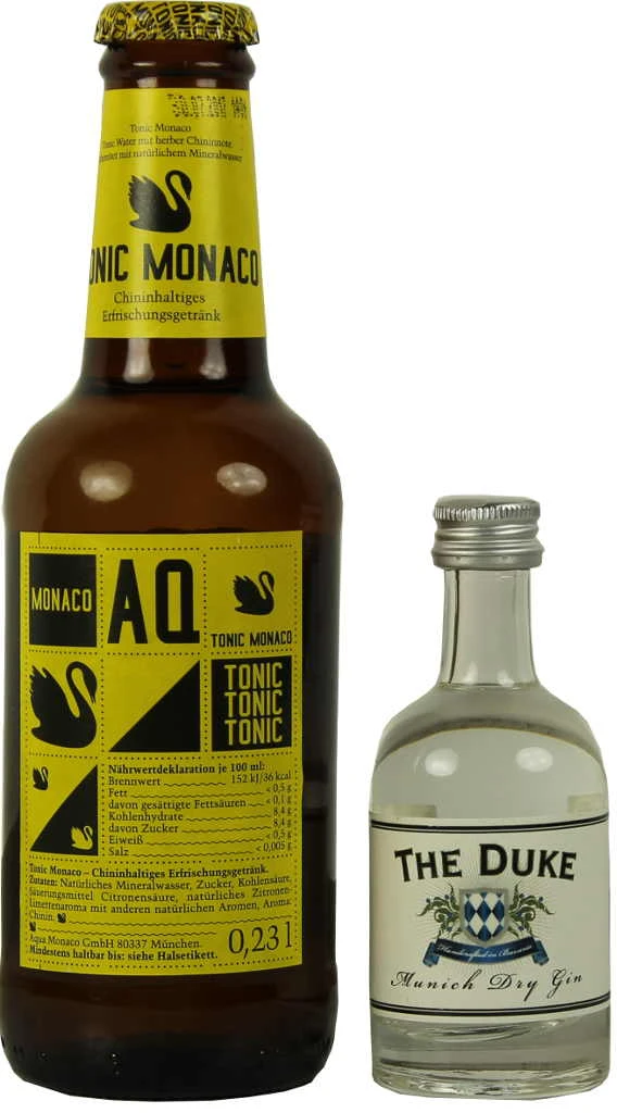 The Duke Gin Aqua Monaco Tonic Water Set Mini