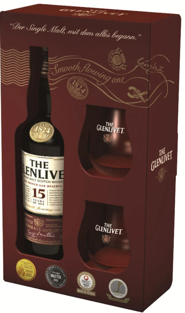 The Glenlivet Whisky 15 Jahre Im Geschenkset – Bild 2