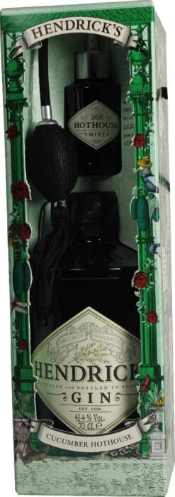 Hendrick's Gin Cucumber Hothouse 0,7 Liter Mit Zerstäuber