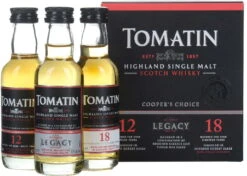 Tomatin Whisky Coopers Choice Mini Set - 12 Jahre, Legacy, 18 Jahre