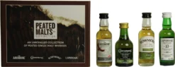 Torfiges Whisky Set: Ardmore, Connemara, Bowmore, Laphroaig 0,2 Liter