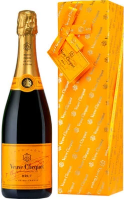 Veuve Clicquot Brut 0,75l Ready To Offer In Der Geschenkpackung Mit Schleife